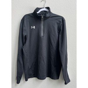 Under Armour Women’s Loose Sweater‎ Pullover 1/4 Zip High Neck Collar Size:L